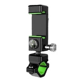 Guide Bike Phone Holder Multifunction LED Light Compass Bicycle Mobile Phone Bracket