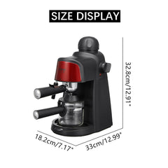 800W 50HZ 220V Coffee Maker Machine for Making Coffee Steam Milk Foam Maker