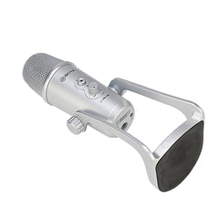USB Microphone Stereo Condenser Mic for iPhone Android Smartphone Windows Computer Laptop PC Live Broadcast Interview