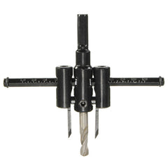 30mm-120mm Adjustable Circle Cutter Metal Wood Hole Saw Drill Bit
