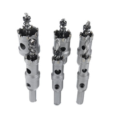 6Pcs TCT Carbide Hole Saw Cutter Drill Bit Set for Stainless Steel Metal
