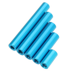 M3 Aluminum Alloy Standoff Studs 10-35mm Blue Round PCB Board Spacers Standoffs 10pcs