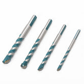 4/5pcs Tungsten Steel Overlord Drill Electric Hammer Multi-function Bit Triangle Hole