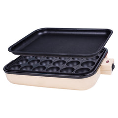 24 Holes Grill Pan Plate Cooking Octopus Ball Kitchen Maker Baking Mold