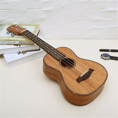 23 Inch 26 Ukulele Natural Mahogany Wood Nylon String Beginner Musical Instrument