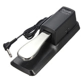 Metal Pedals Portable Damper Sustain Pedal for Keyboard Piano Instruments