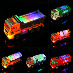 Large Simulation Electric Car Universal Engineering Vehicle Toy 4D Light Music Children's