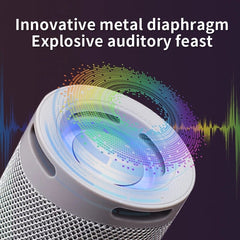 Portable Bluetooth Speaker Stereo Column Powerful High BoomBox Bass Support FM Waterproof Outdoor Speaker