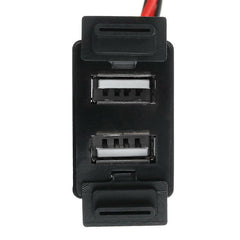 12V 24V Twin Dual Double Port Charger Adapter In Car Socket Lighter