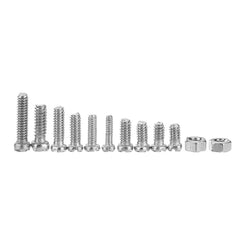 600Pcs Stainless Steel M1/1.2/1.4/1.6 Small Screws Nut for Watches Clocks Mobile 2-4mm