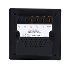 Smart Wi-Fi Touch curtain Switch Compatible with Amazon Alexa and Google Assistant 110-240V 2.4 GHz