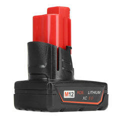 5.0/6.0Ah 12V Replacement Lithium Ion Battery for Milwaukee Cordless Power Tools