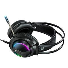 Gaming Headset 50mm Loudspeaker Colorful Breathing Light 360 Sensitive Microphone for PC