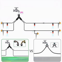 25M/30M/43M Drip Irrigation Kit Garden Irrigation System Adjustable Automatic Irrigation Set Distribution Tubing Hose DIY Watering Set