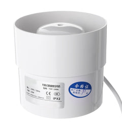 4 Inch Circular Duct Fan Exhaust Fan Flow Booster Fan Bathroom Kitchen Oil Fume