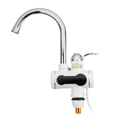Electric Hot Water Faucet Instant Heating Kitchen Instant Water Heater Stainless Steel Heating Dual Purpose Faucet220V