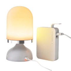 Portable USB Rechargeable LED Night Light Hanging Stand Table Vibration Sensor Lamp