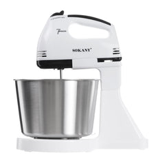 Electric Mixer Stand Mixing Bowl Cream Dough FoodEgg Blender Whisk