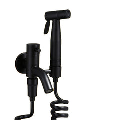 Stainless Steel Handheld Bidet Sprayer for Toilet Diaper Bidets Attachment Dual Function Shattaf with Hose Cleaning Tools Set