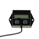 Digital Engine Tach Tachometer Hour Meter Gauge Resettable Inductive for Racing Motorcycle