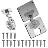 Cabinet Door Hinges Repair Plate for Cabinet Furniture Drawer Window Stainless Steel Plate Repair Accessory