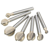 6mm Shank 6-20mm Steel Ball Cutter Woodworking Milling Carving Tool