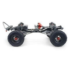 4WD CNC All Metal Carbon Fiber RC Car Frame+540 Motor+60A Waterproof ESC+M1500 Servo Straight Bridge Version