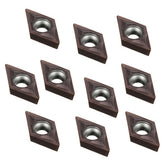 10pcs Carbide Inserts for SDJCR1010H07 Turning Tool Holder Dark