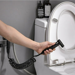 Stainless Steel Handheld Bidet Sprayer for Toilet Diaper Bidets Attachment Dual Function Shattaf with Hose Cleaning Tools Set