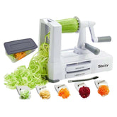 5 Blades in 1 Vegetable-spiralizer Stainless Steel with The Included Box