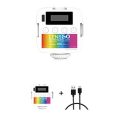 Video Light 2500K-9000K Mini LED Lamp Photography Lighting With 3 Cold Shoe for Photography Studio Video Live Broadcast Selfie