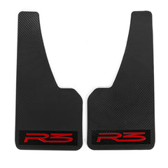 2PCS Universal Car Modification Mud Flaps Fender Guards Carbon Fiber