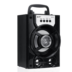 Portable Bluetooth Subwoofer Speaker TF Card U Disk Music Player FM Radio Microphone for Meeting Dance Party Lecture