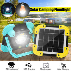 Portable LED Work Light USB Rechargeable 360Adjustable Flashlight w/ Light Bulb