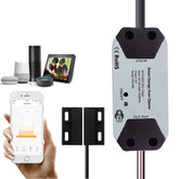 WIFI Garage Door Controller Voice Remote Control Smart Garage Controller Compatible with Amazon Alexa Speakers Tuya Smart Life APP
