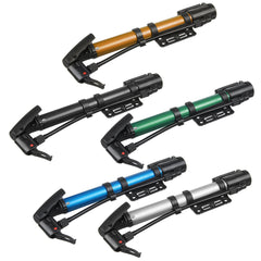 120PSI High Pressure Air Pump Alloy Floor Standing Bike Motorcycle Tyre Pump with Ball Pin