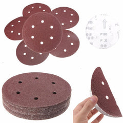 25pcs 6 Inch Sanding Discs 40 60 80 120 180 240 Grit Sanding Paper