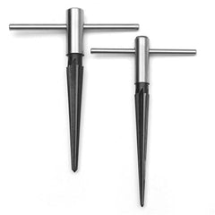 2pcs 1/8-1/2 Inch And 5/32-7/8 Bridge Hole Tapered Hand Held Reamer Set