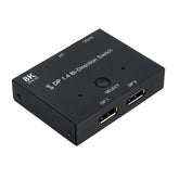 Display-Port 8K DP 1.4 Switch Bi-Direction 8K@30Hz 4K@120Hz Splitter Converter for Multiple Source and displays.