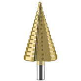 4-42mm HSS Titanium Coated Step Drill Bit 14 Step Hole Drilling Power Tool for Metal Wood