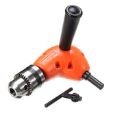 1-10mm Right Angle Bend Extension 90 Degree Round Shank Extension Attachment Drill Adapter