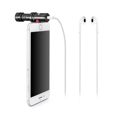 Directional Microphone for Lightning Connector iOS Smartphones iPhone 12 11/XR/X/8