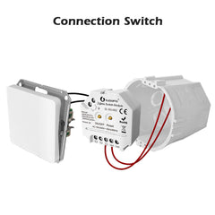 Smart Dimmer Switch Module Relay No Neutral Wire Works with Alexa Google Home AC110-240V