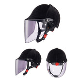 Breathable Riding Helmet With Lenses Motorcycle Biker Goggles Windshield Protector Adjustable Outdoor Cycling Biking Helmets