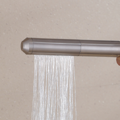 Stainless Steel Bathroom Portable Bidet Sprayer Handheld Showerhead Two Water Modes Ajustable Booster Shower Head