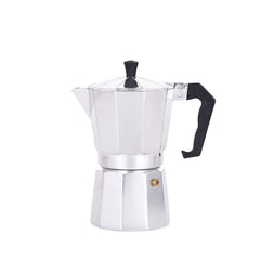 Express Espresso Maker Cup Aluminum Mocha Pot Ergonomic Handle Safety Relief Valve More Convenient to Drink Coffee
