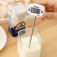 Food Thermometer Fast Temperature Measurement 304 Stainless Steel for Kitchen