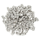 50pcs T Sliding Nut Block for 3030 Aluminum Profile Zinc Coated Plate Aluminum Accessories