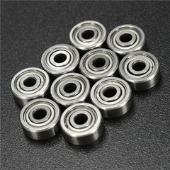10pcs 3x8x4mm Ball Bearings Miniature Double Shielded Ball Bearing
