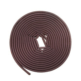 10M Self-adhesive D-Type Seal Strip Soundproof Doors Windows Weather Foam Adhesive Tape Decorations